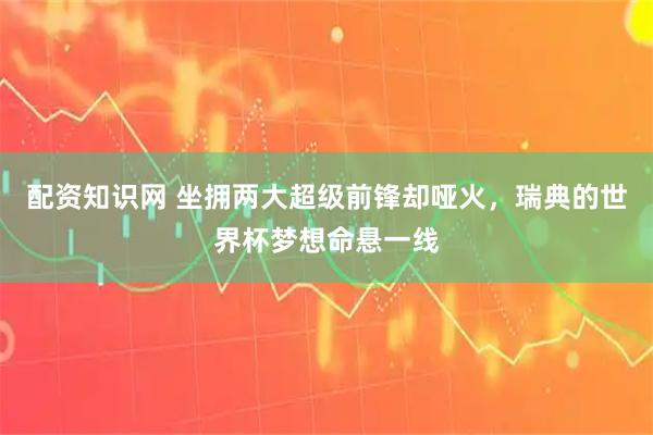 配资知识网 坐拥两大超级前锋却哑火，瑞典的世界杯梦想命悬一线