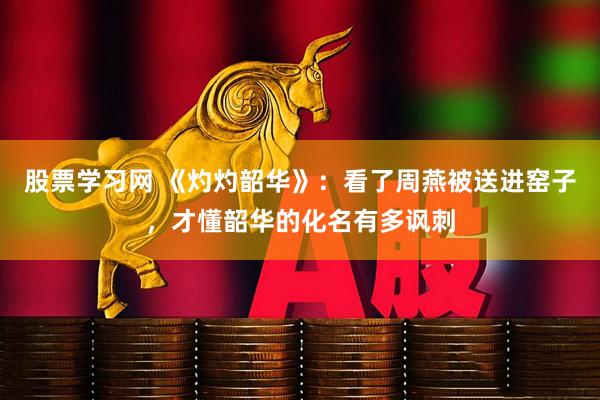 股票学习网 《灼灼韶华》：看了周燕被送进窑子，才懂韶华的化名有多讽刺