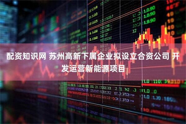 配资知识网 苏州高新下属企业拟设立合资公司 开发运营新能源项目